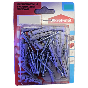 BLISTER KOŁKA ROZP.TRÓJ.ROZP. 6X35