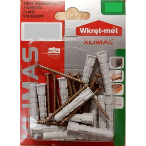 BLISTER KOŁEK WSZECHSTRONNY Z WKRĘTEM 10X80