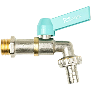 CC Kran ogrodowy mosiądz/aluminium 1/2' + adapter