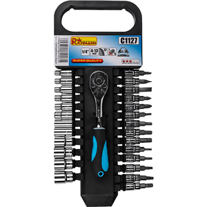 CC Zestaw nasadek 1/4' (27elem)