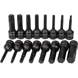 CC Nasadki udarowe 1/2' TORX, IMBUS (9szt) Wkład A