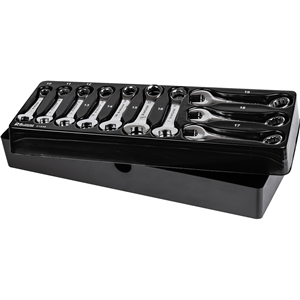 CC Klucze płasko-oczkowe krótkie (10szt) Wkład A