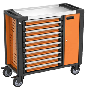 CC Wózek warsztatowy zamykane drzwi  (7 szuflad)
