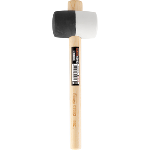 CC Młotek gumowy 115mm drewniana rękojeść