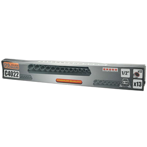 CC Zestaw nasadek udarowych 1/2' 10-30mm (13szt)