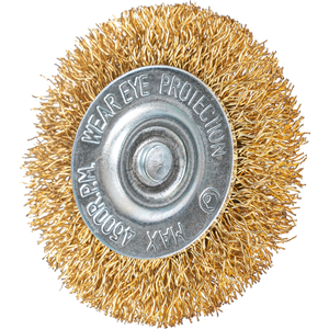 CC Szczotka do wiertarki tarczowa mosiężna 63mm