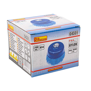 CC Szczotka nylonowa doczołowa M14 100mm
