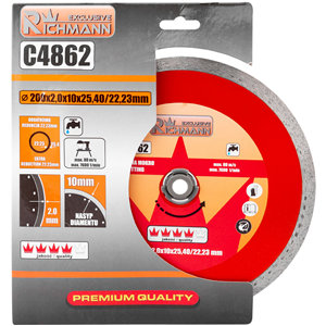 CC Tarcza diamentowa PEŁNA CIENKA 200x2,0x25,4mm