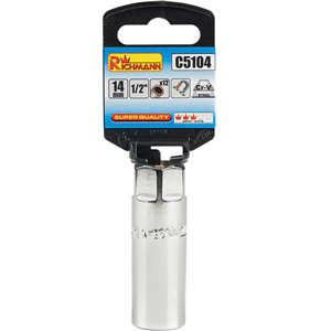 CC Nasadka do świec z magnesem 12-kątna 1/2' 14mm