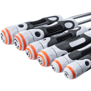 CC Zestaw wkrętaków z obrotową rączką (6szt)