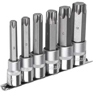CC Listwa nasadek TORX 1/2' T55-T100 (6szt)