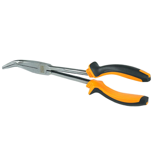 CC Szczypce długie wygięte 90° 280mm