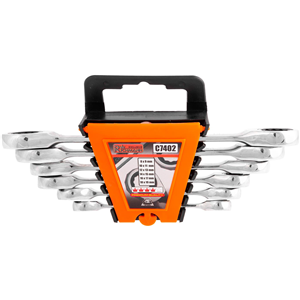 CC Klucze oczkowe z grzechotką 8-19mm (5szt)