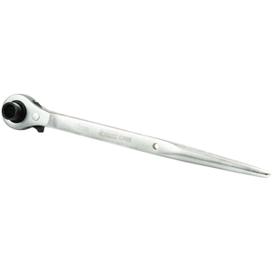 CC Klucz nasadowy dwustronny z grzechotką 19x21mm