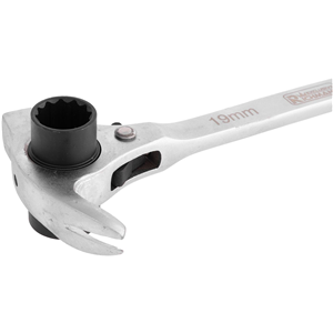 CC Klucz do rusztowań młotkowy z grzechot. 19x22mm