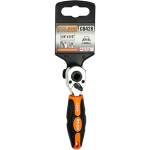 CC Grzechotka do bitów i nasadek 1/4' x 1/4' HEX