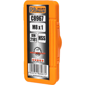 CC Gwintownik drobnozwojowy HSS M8x1,0mm DIN2181