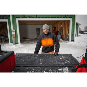 MM KURTKA PODGRZEWANA CZARNA M12 HJBL5-0 (XXXL)