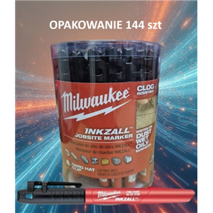 MO Marker INKZALL czarny opakowanie 144 szt