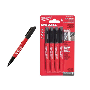 MO Markery INKZALL cienka końcówka (4szt)