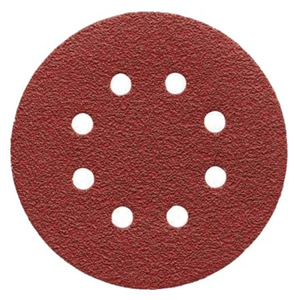 MO Papier ścierny rzep fi125mm  8 otworów gr.80
