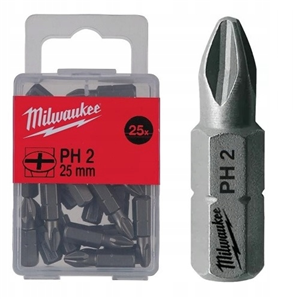 MO Końcówka wkrętakowa PH2x25mm (25szt)