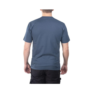 MX T-Shirt krótki rękaw z kieszenią niebieski "S"