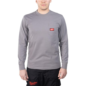 MX Koszulka lekka z długim rękawem szara "XL"