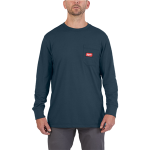 MX Koszulka lekka z długim rękawem niebieska "XXL"