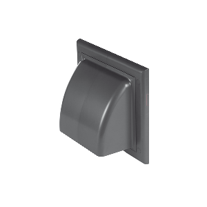 AW Oslona wywiewna kanału okręgłego fi125 grafit