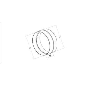 AW Łącznik kanału okrągłego (fi 150)