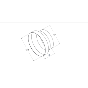 AW Redukcja kanałów okrąg.(fi 150/160)