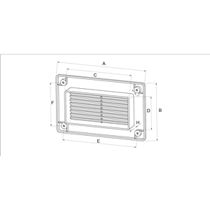 AW Osłona kanału płaskiego (75x150) brąz