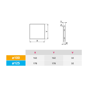 AW Panel trax czarny mat 100mm