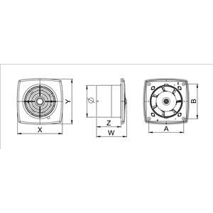 AW Wentylator wyciag.RETIS  WR150T      E0007848W