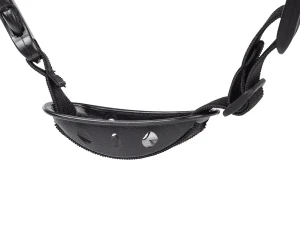 Kask ochronny HDPE, mocowanie 4-punktowe, niebieski