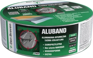 Taśma dekarska bitumiczna Bostik Aluband aluminium 5 cm x 10 m