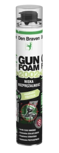 Piana pistoletowa poliuretanowa Bostik Gun Foam 2002, 750 ml
