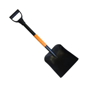 Łopata węglowa mini z trzonkiem metalowym, 290×250 mm