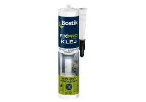 Klej montażowy Bostik FixPro do listew i kasetonów, biały, 300 ml