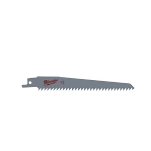 Brzeszczoty do piły szablastej Milwaukee HCS 150 mm, do drewna, 3 szt.