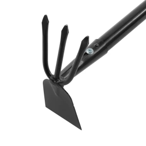 Motyczka prosta z widełkami, trzonek metalowy