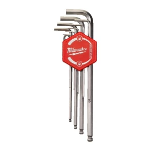 Zestaw kluczy imbusowych HEX Milwaukee, 1,5-10 mm, 9 szt.