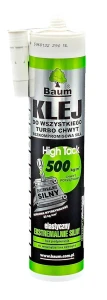 Klej montażowy Baum High Tack (HT-Glue), MS Polimer, 290 ml