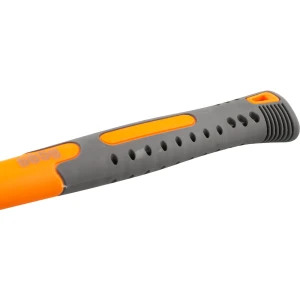 Młotek gumowy biało-czarny, 90 mm, trzonek fiberglass