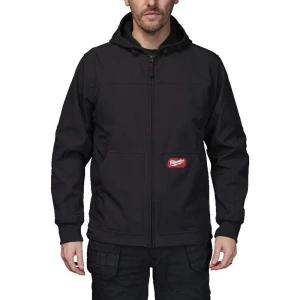 Kurtka softshell Milwaukee FreeFlex z kapturem, czarna, rozmiar XL