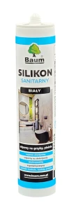 Silikon sanitarny Baum, biały, 280 ml