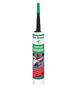 Klej-uszczelniacz dekarski bitumiczny Bostik Tixoplast czarny, 280 ml