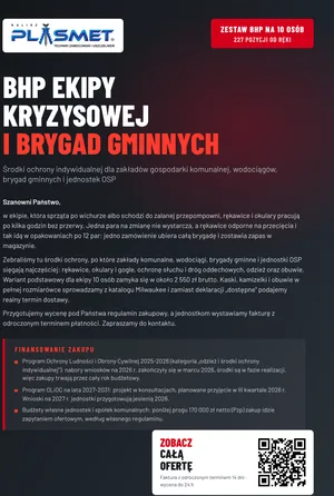 Okładka broszury: BHP ekipy kryzysowej