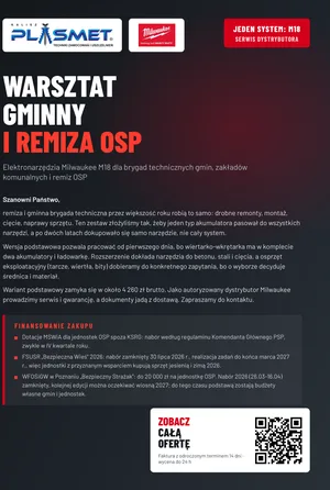 Okładka broszury: Warsztat gminny i remiza OSP